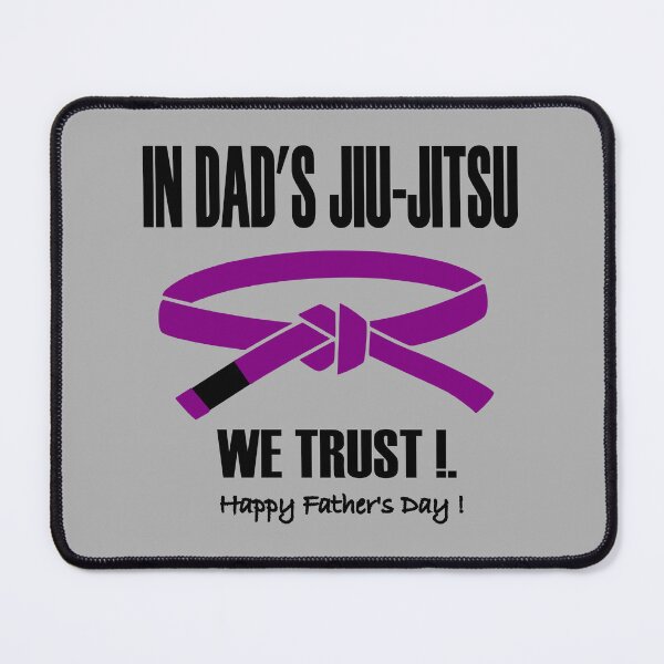 Item preview, In Dad's Jiu-Jitsu we trust - purple belt - gry designed and sold by LuizSilva1983.