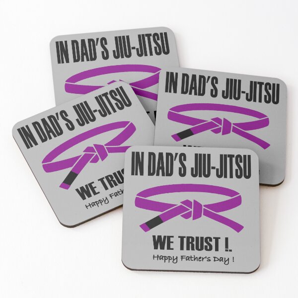 Item preview, In Dad's Jiu-Jitsu we trust - purple belt - gry designed and sold by LuizSilva1983.