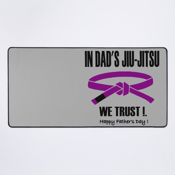 Item preview, In Dad's Jiu-Jitsu we trust - purple belt - gry designed and sold by LuizSilva1983.