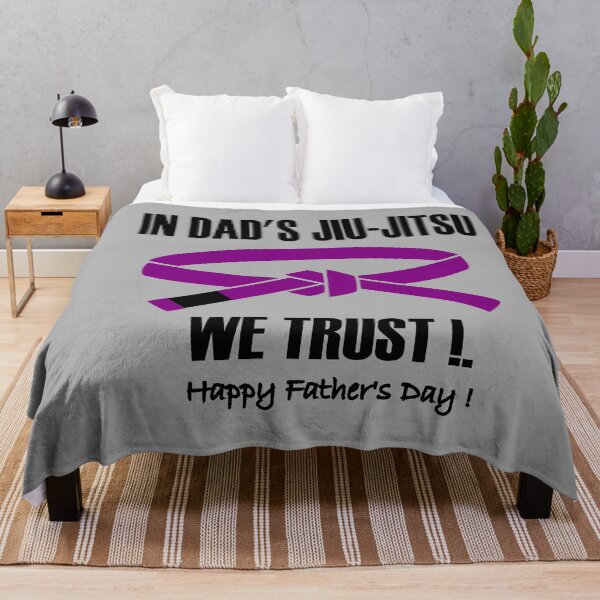 Item preview, In Dad's Jiu-Jitsu we trust - purple belt - gry designed and sold by LuizSilva1983.