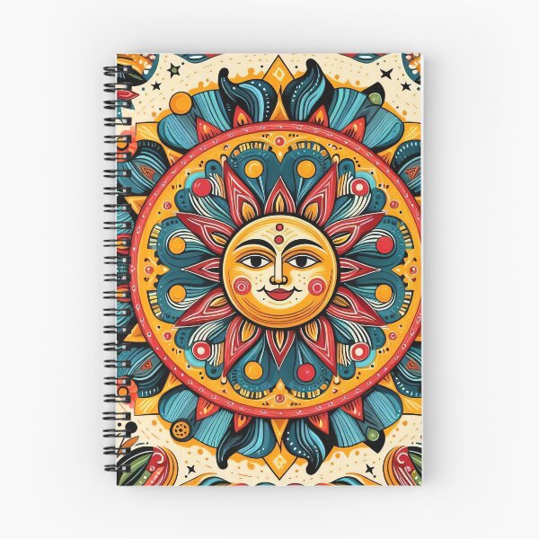 Item preview, Sun design in traditional Indian artwork style  designed and sold by REDCLASH2002.
