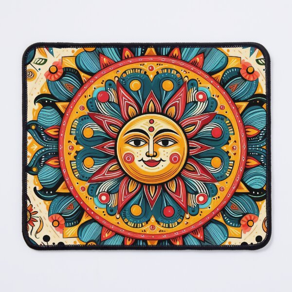 Item preview, Sun design in traditional Indian artwork style designed and sold by REDCLASH2002.