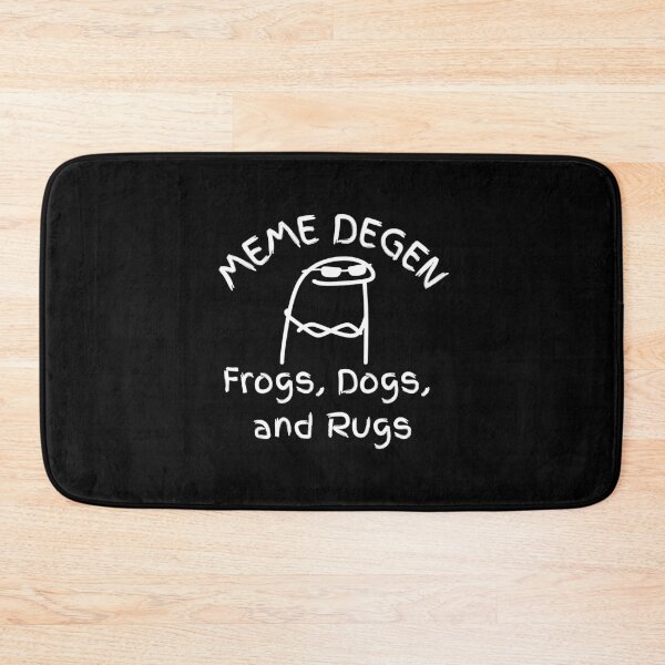 Item preview, MEME DEGEN - Frogs, Dogs, and Rugs | Funny Crypto Humor designed and sold by Mobius Spot Collective.