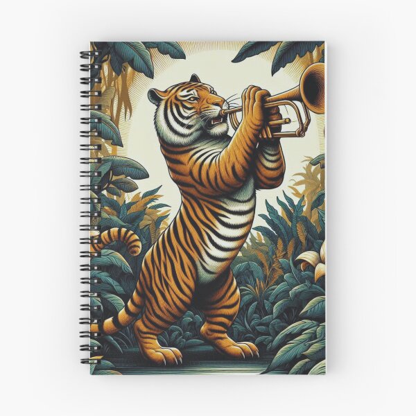 Aperçu de l'œuvre Trompette Tigre créée et vendue par Em Phics.