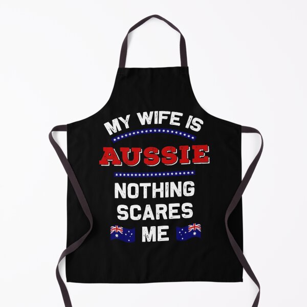 Item preview, My Wife is Aussie Down Under Monarchy Australian Roots Flag designed and sold by Blok45.