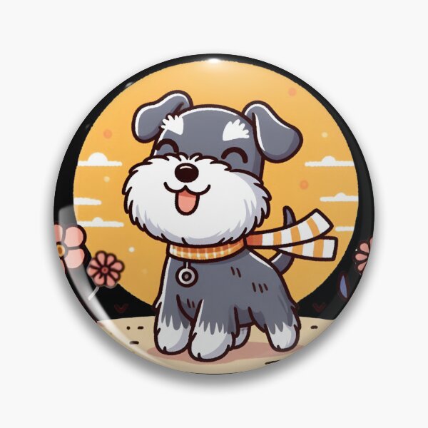 Item preview, Lovely Miniature Schnauzer designed and sold by CatherineLievre.
