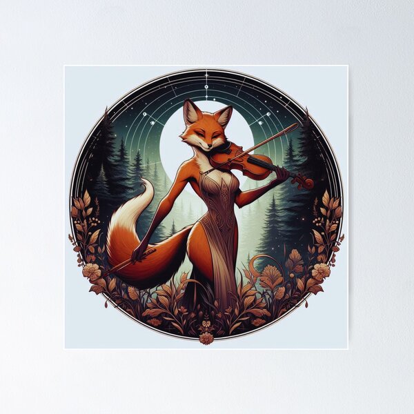 Item preview, Violin Vixen designed and sold by Em Phics.