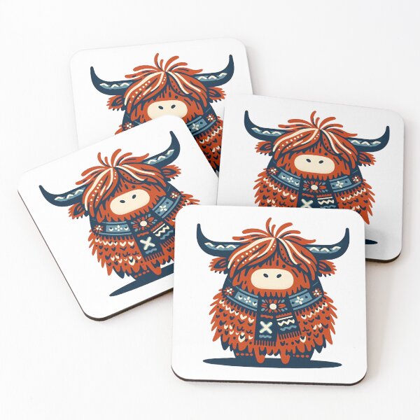 Item preview, Scottish Hairy Highland Cow designed and sold by CatherineLievre.