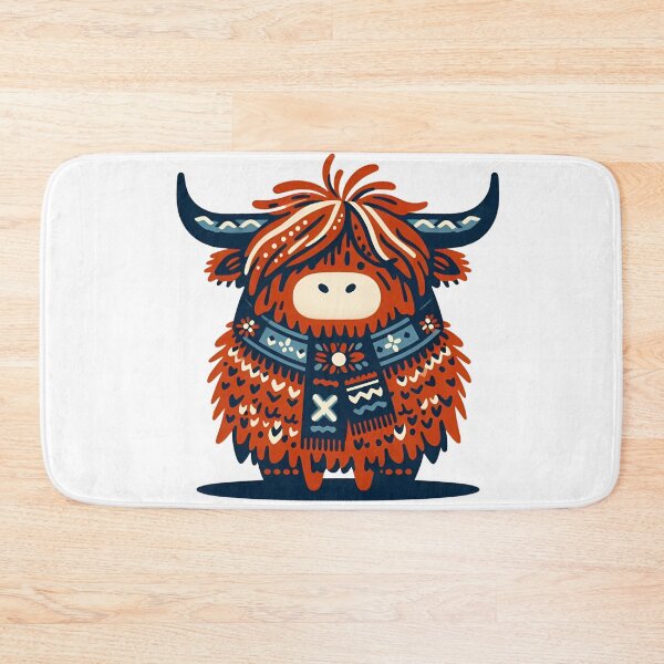Item preview, Scottish Hairy Highland Cow designed and sold by CatherineLievre.