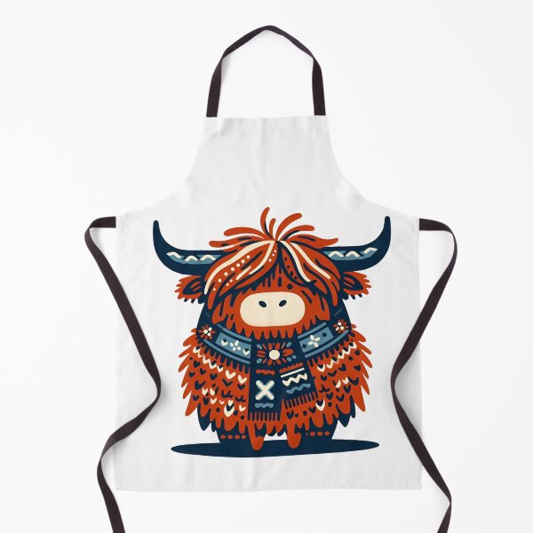 Item preview, Scottish Hairy Highland Cow designed and sold by CatherineLievre.