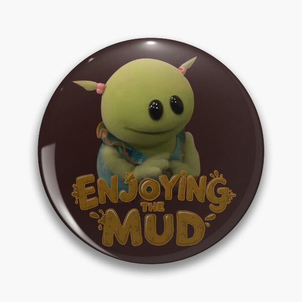Item preview, Nanalan' Enjoying the Mud - Cute and Funny Design | Adorable Green Character Having Fun in the Mud | Perfect for Kids and Adults | Whimsical and Playful Art for Home Decor and Gifts designed and sold by FEBRICAST.