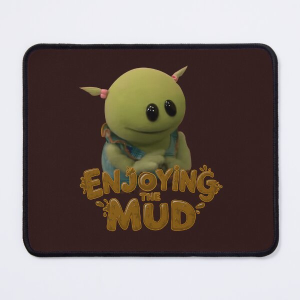 Item preview, Nanalan' Enjoying the Mud - Cute and Funny Design | Adorable Green Character Having Fun in the Mud | Perfect for Kids and Adults | Whimsical and Playful Art for Home Decor and Gifts designed and sold by FEBRICAST.