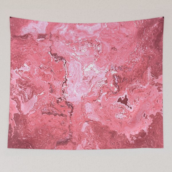 Item preview, IMAGE PRINT ONLY Pink Marble Look Abstract in Shades of Pink Blush Rouge Dark Dusty Pink 3 of 4 designed and sold by Beachy.