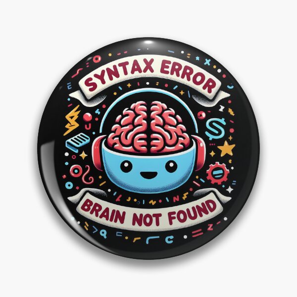 Item preview, Syntax Error: Brain Not Found designed and sold by Sybex-Shop.