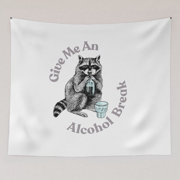 Item preview, Alcoholic Racoon designed and sold by Ink-Lust.
