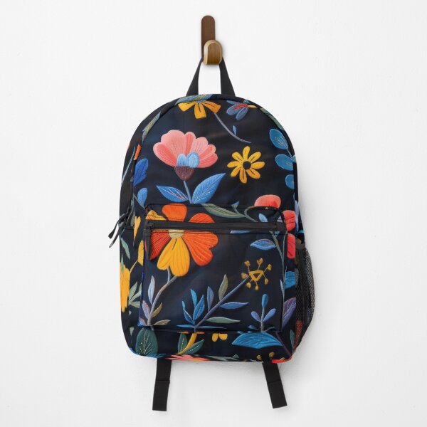 Item preview, Colorful Floral Embroidery Pattern designed and sold by brandway.