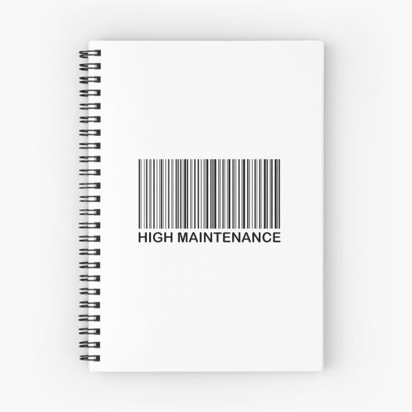 Item preview, High Maintenance Barcode (interactive) original graphic artwork designed and sold by Dinahspace.