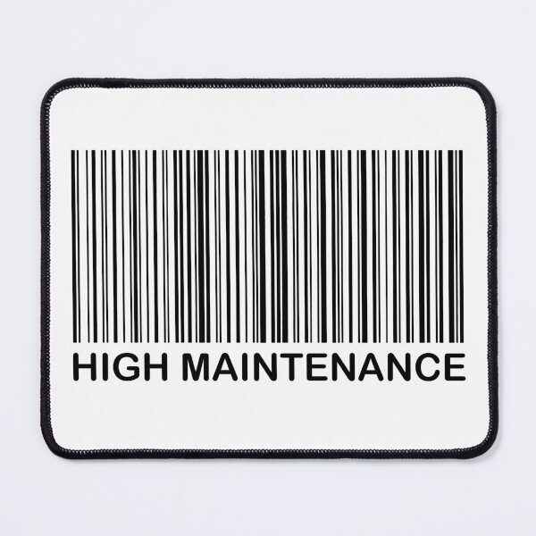 Item preview, High Maintenance Barcode (interactive) original graphic artwork designed and sold by Dinahspace.