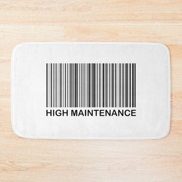 Item preview, High Maintenance Barcode (interactive) original graphic artwork designed and sold by Dinahspace.