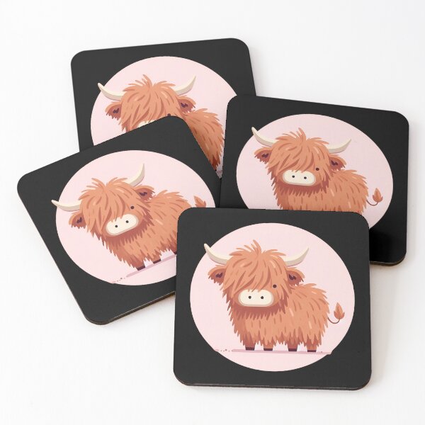 Item preview, Scottish Hairy Highland Cow designed and sold by CatherineLievre.