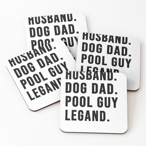 Item preview, Husband Dog Dad Pool Guy Legand  designed and sold by Fatimah Saeed.