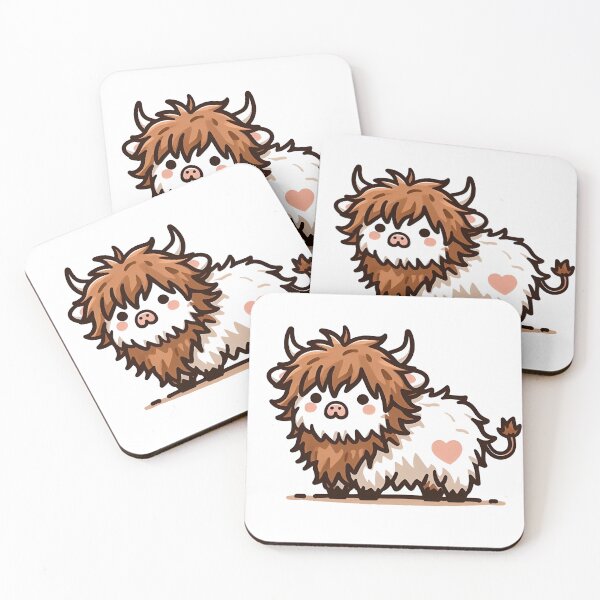 Item preview, Scottish Hairy Highland Cow designed and sold by CatherineLievre.