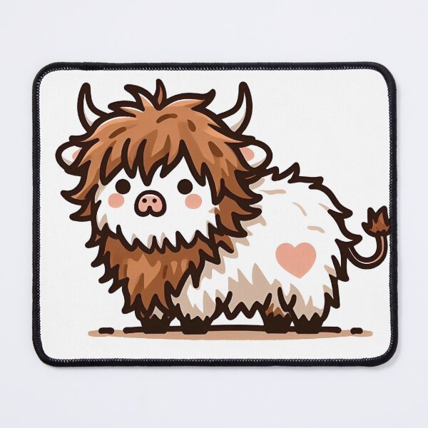 Item preview, Scottish Hairy Highland Cow designed and sold by CatherineLievre.