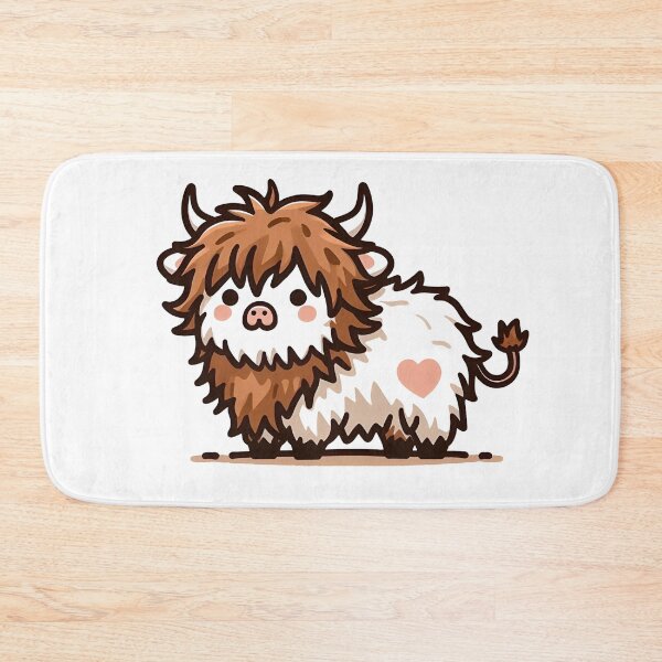 Item preview, Scottish Hairy Highland Cow designed and sold by CatherineLievre.