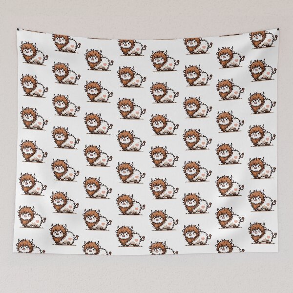 Item preview, Scottish Hairy Highland Cow designed and sold by CatherineLievre.