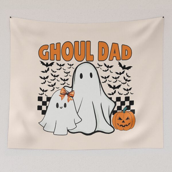 Item preview, Ghoul Dad Halloween Ghost Spooky Season Retro Daddy  designed and sold by SunfullyYours.