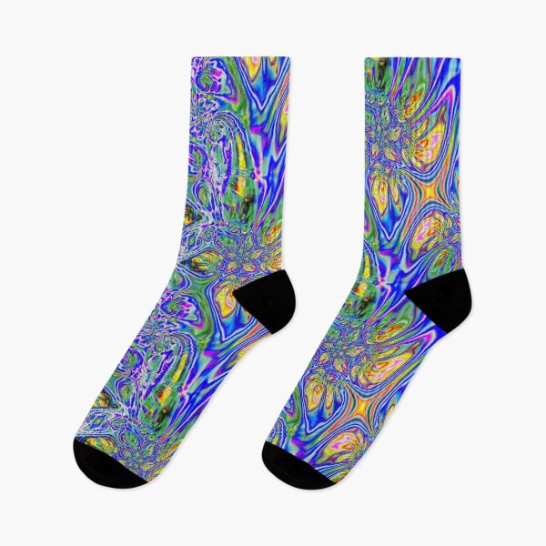 Item preview, Abstract Smudged Melting Fractal Flowers 32 designed and sold by SXW Designs.