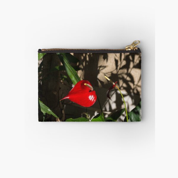 Item preview, Glossy Scarlet Heart in the Shadows - an Elegant Anthurium Flower designed and sold by Georgia Mizuleva.