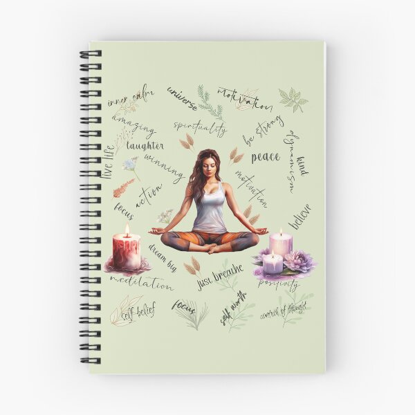 Item preview, Yoga Affirmations Poster:Motivation:Meditation:Inner Peace designed and sold by OwlWorks.