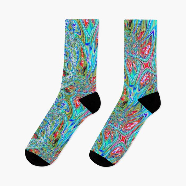 Item preview, Abstract Smudged Melting Fractal Flowers 33 designed and sold by SXW Designs.