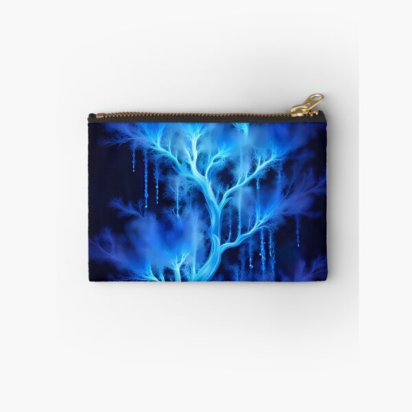Item preview, Blue Glowing Misty Tree, Ai Generated Art  designed and sold by ACC .