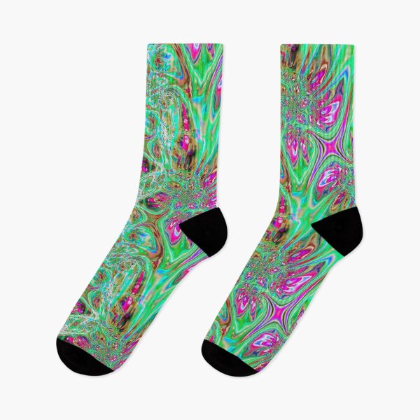 Item preview, Abstract Smudged Melting Fractal Flowers 34 designed and sold by SXW Designs.