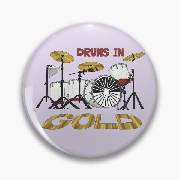 Item preview, Drums in Gold designed and sold by FlairedGenes.