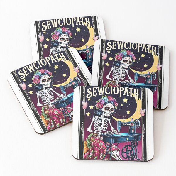 Item preview, The Sewciopath, Skeleton Seamstress, Macabre Tailor designed and sold by RETRO REVIVAL.