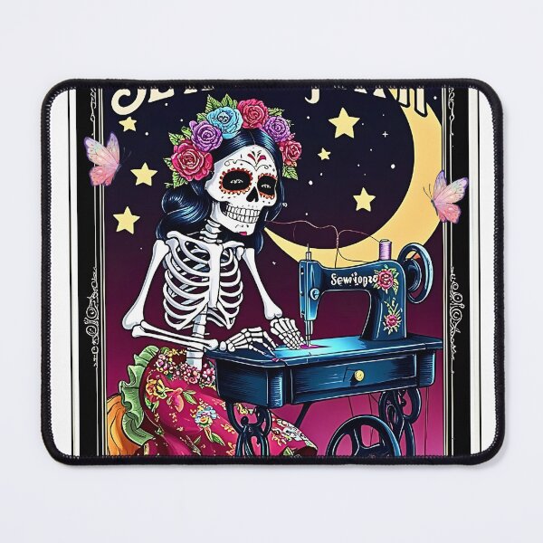 Item preview, The Sewciopath, Skeleton Seamstress, Macabre Tailor designed and sold by RETRO REVIVAL.