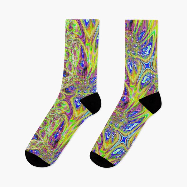 Item preview, Abstract Smudged Melting Fractal Flowers 36 designed and sold by SXW Designs.