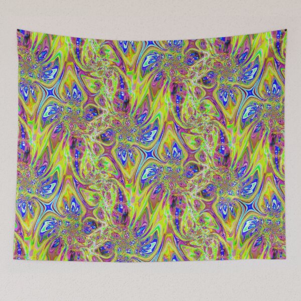 Item preview, Abstract Smudged Melting Fractal Flowers 36 designed and sold by SXW Designs.