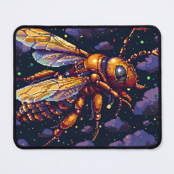 Item preview, Cosmic Bee Pixel Art designed and sold by Kaos-Bit.