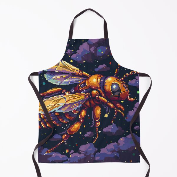 Item preview, Cosmic Bee Pixel Art designed and sold by Kaos-Bit.