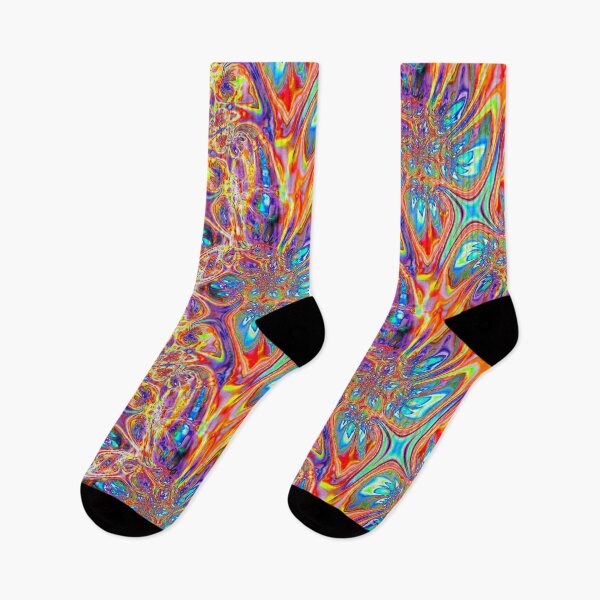 Item preview, Abstract Smudged Melting Fractal Flowers 37 designed and sold by SXW Designs.