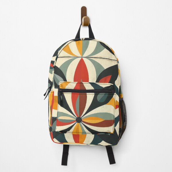 Item preview, Geometric Tile Pattern With Floral Motifs designed and sold by brandway.