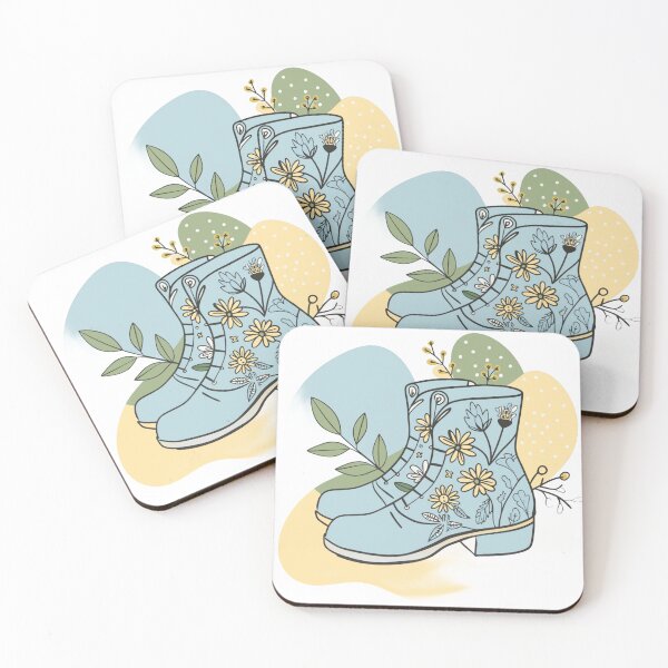 Item preview, Botanical Boots Spring in Your Step designed and sold by ART ATTACK ZONE.