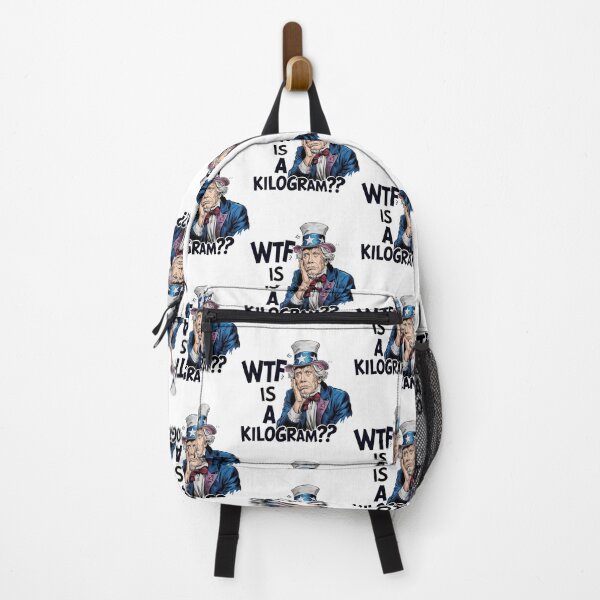 Item preview, WTF Is a Kilogram Funny 4th of July Patriotic American Humor Science Design designed and sold by BunBuntheDog-.