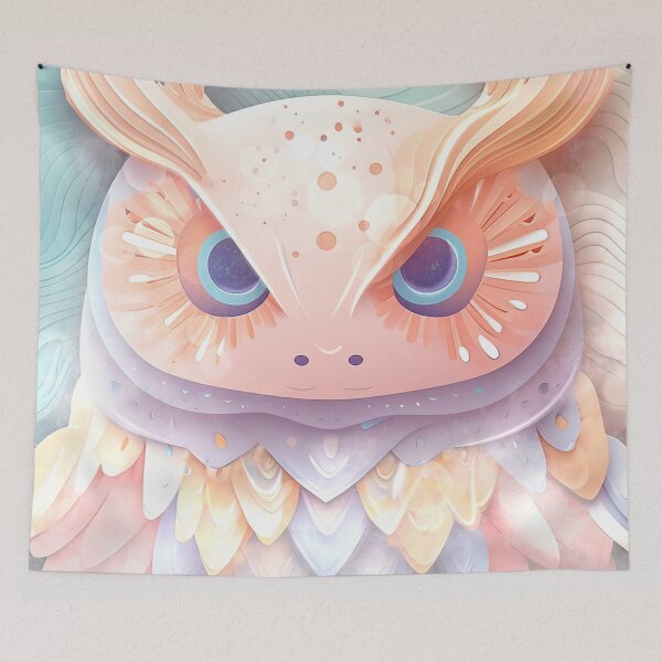 Item preview, Enchanted Pastel king Owl: A Touch of Mystery designed and sold by PLANn.