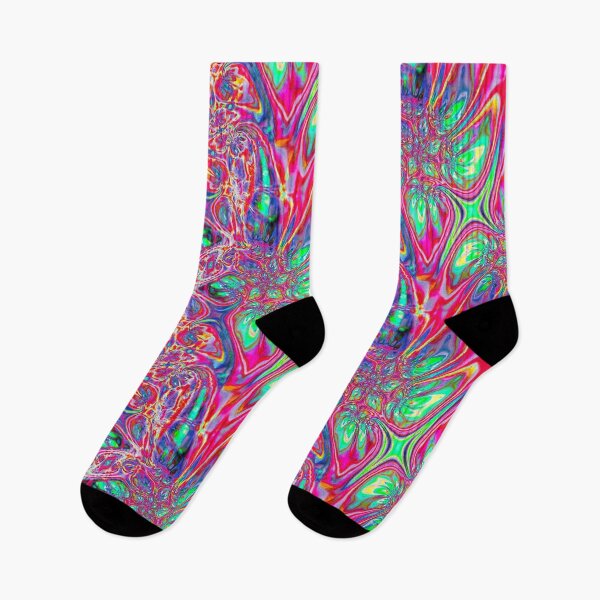 Item preview, Abstract Smudged Melting Fractal Flowers 38 designed and sold by SXW Designs.