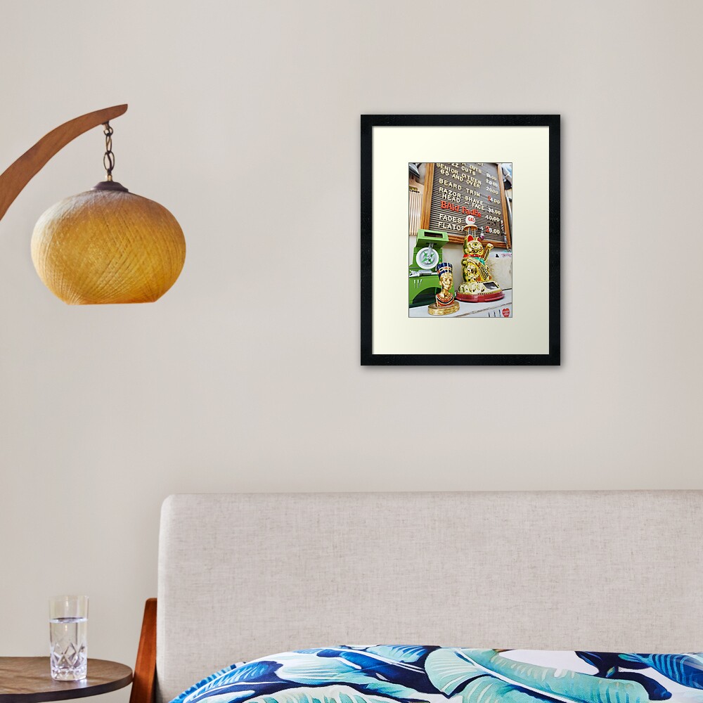 Item preview, Framed Art Print designed and sold by DougsBarbershop.